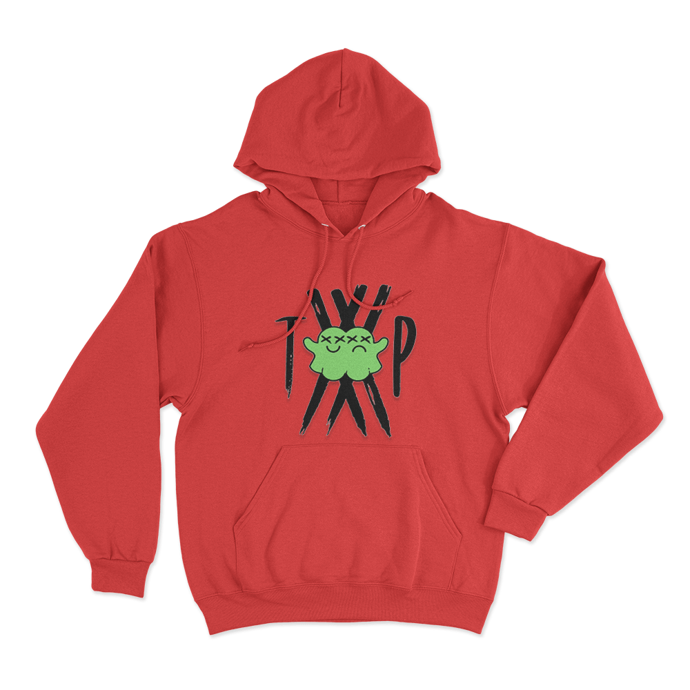 Twin Paranormal Ghost Logo Unisex Hoodie Red Twin Paranormal Ghost Logo Unisex Hoodie Red