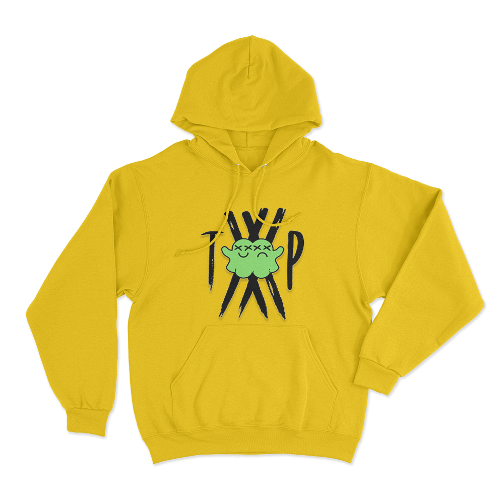 Twin Paranormal Ghost Logo Unisex Hoodie Yellow Twin Paranormal Ghost Logo Unisex Hoodie Yellow