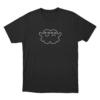 Twin Paranormal Ghost Outline Logo Unisex T Shirt Black