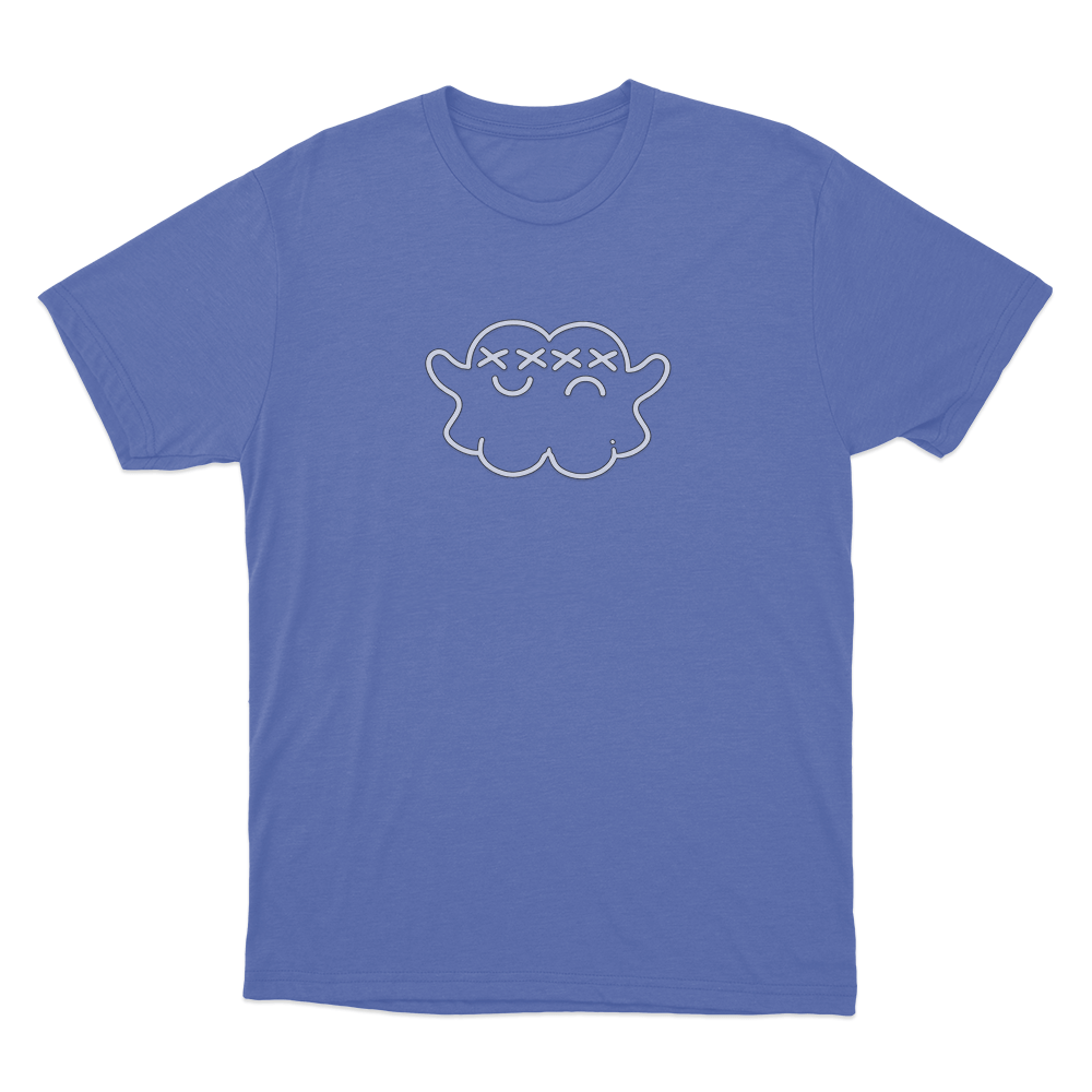 Twin Paranormal Ghost Outline Logo Unisex T Shirt Blue Twin Paranormal Ghost Outline Logo Unisex T Shirt Blue