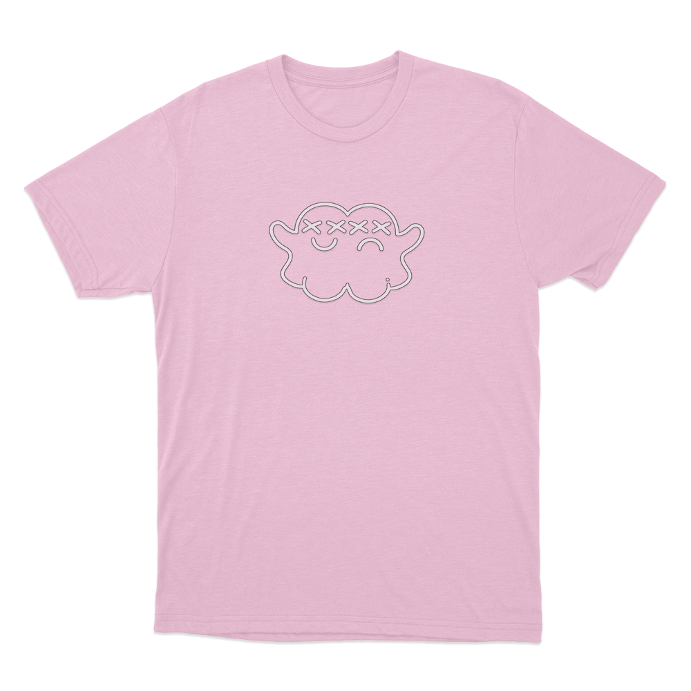 Twin Paranormal Ghost Outline Logo Unisex T Shirt Pink Twin Paranormal Ghost Outline Logo Unisex T Shirt Pink