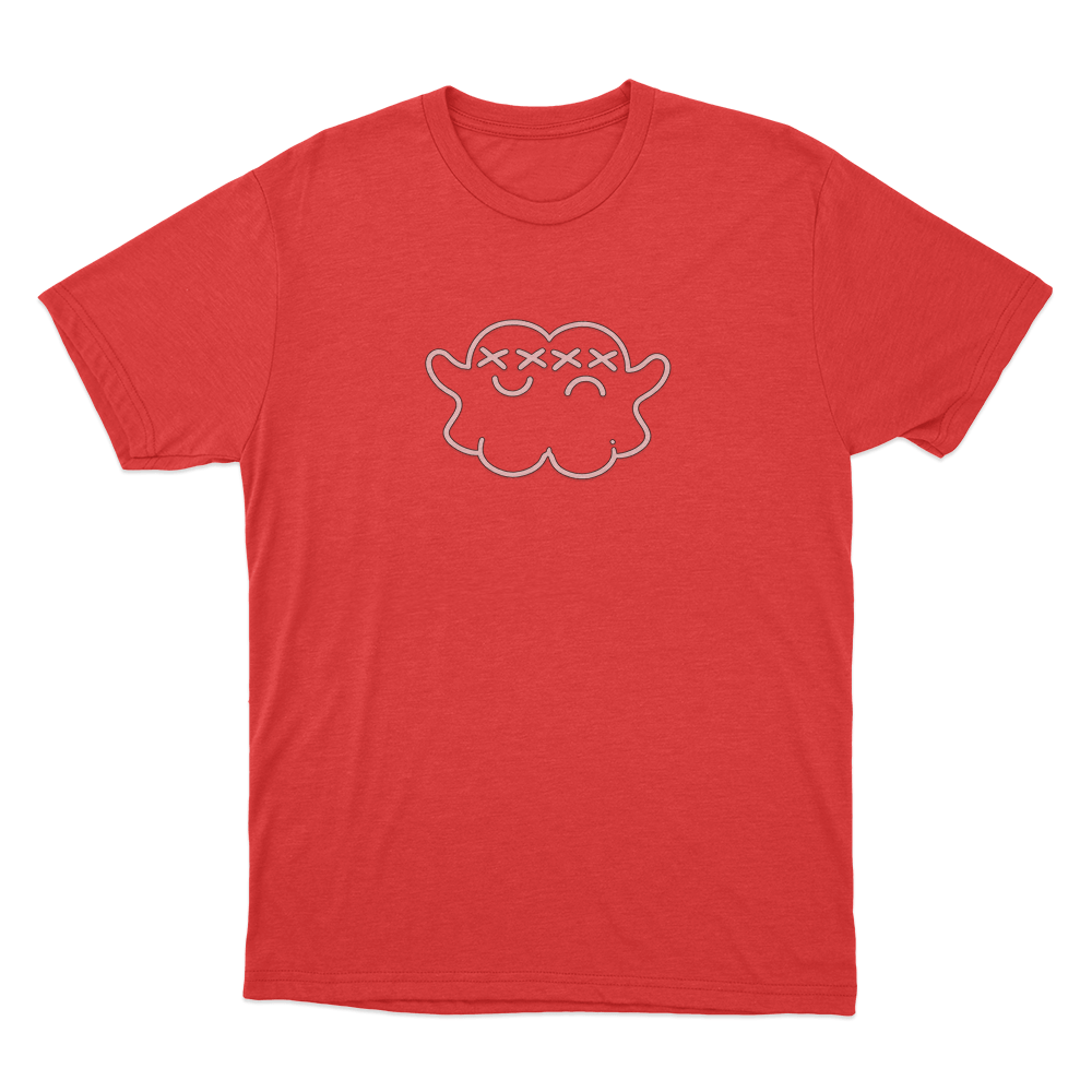 Twin Paranormal Ghost Outline Logo Unisex T Shirt Red Twin Paranormal Ghost Outline Logo Unisex T Shirt Red