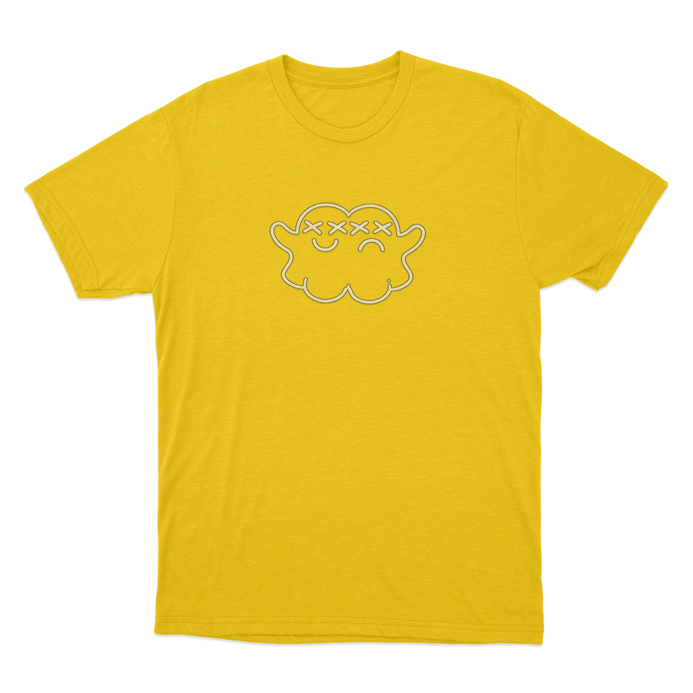 Twin Paranormal Ghost Outline Logo Unisex T Shirt Yellow Twin Paranormal Ghost Outline Logo Unisex T Shirt Yellow