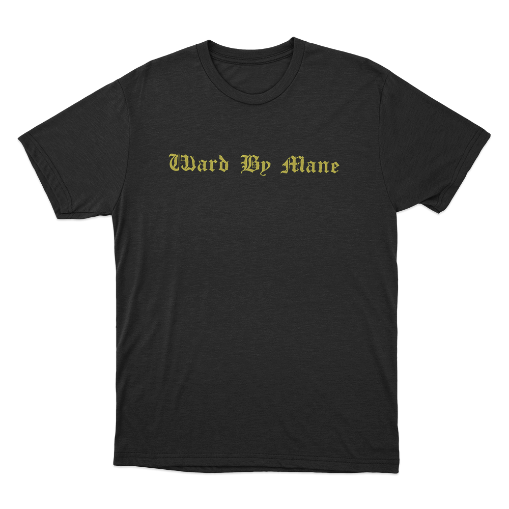 Ward By Mane Unisex T Shirt Black Ward By Mane Unisex T Shirt Black